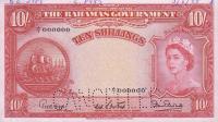 Gallery image for Bahamas p14s: 10 Shillings