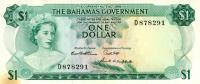 p18b from Bahamas: 1 Dollar from 1965