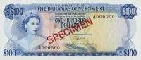 Gallery image for Bahamas p25s: 100 Dollars