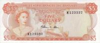 Gallery image for Bahamas p37b: 5 Dollars