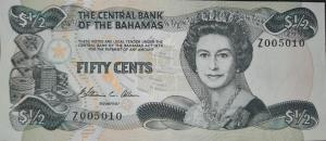 Gallery image for Bahamas p42r: 0.5 Dollar