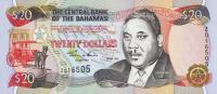 Gallery image for Bahamas p65r: 20 Dollars