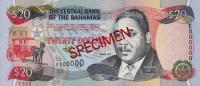 Gallery image for Bahamas p65s: 20 Dollars