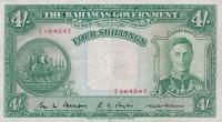 p9b from Bahamas: 4 Shillings from 1936