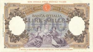 Gallery image for Italian East Africa p4b: 1000 Lire