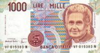 p114c from Italy: 1000 Lire from 1990