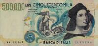 Gallery image for Italy p118r: 500000 Lire