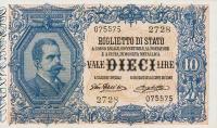 p20f from Italy: 10 Lire from 1915
