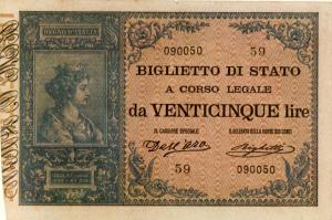Gallery image for Italy p21: 25 Lire