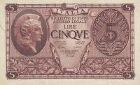 Gallery image for Italy p31a: 5 Lire