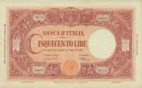 p70d from Italy: 500 Lire from 1945
