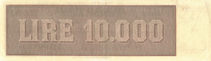 Back of Italy p79: 10000 Lire from 1945