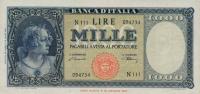 p83 from Italy: 1000 Lire from 1947