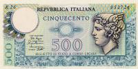 Gallery image for Italy p94a: 500 Lire
