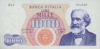 p96a from Italy: 1000 Lire from 1962