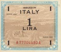 pM10a from Italy: 1 Lira from 1943