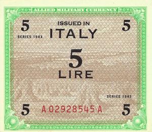 Gallery image for Italy pM12b: 5 Lire