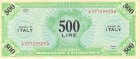 pM16a from Italy: 500 Lire from 1943