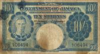 p38a from Jamaica: 10 Shillings from 1939