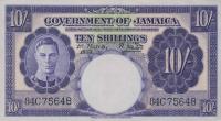 Gallery image for Jamaica p39: 10 Shillings