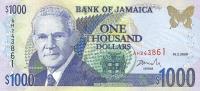 p78a from Jamaica: 1000 Dollars from 2000