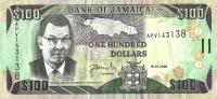 Gallery image for Jamaica p84d: 100 Dollars
