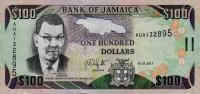 Gallery image for Jamaica p84f: 100 Dollars from 2011