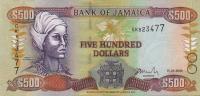 p81b from Jamaica: 500 Dollars from 2003