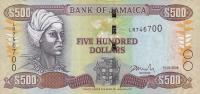 Gallery image for Jamaica p85d: 500 Dollars