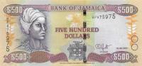 Gallery image for Jamaica p85k: 500 Dollars
