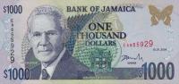 p86b from Jamaica: 1000 Dollars from 2004