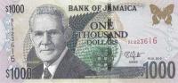 Gallery image for Jamaica p86h: 1000 Dollars