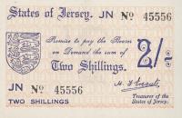 p4a from Jersey: 2 Shillings from 1941