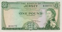 p8c from Jersey: 1 Pound from 1963