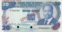 p21s from Kenya: 20 Shillings from 1981
