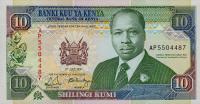 p24c from Kenya: 10 Shillings from 1991