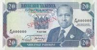 p25s from Kenya: 20 Shillings from 1988