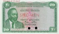 p3ct from Kenya: 20 Shillings from 1966