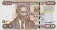 p45c from Kenya: 1000 Shillings from 2004