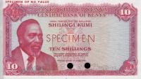 p7ct from Kenya: 10 Shillings from 1969