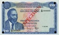 Gallery image for Kenya p8s: 20 Shillings