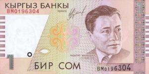 Gallery image for Kyrgyzstan p15a: 1 Som
