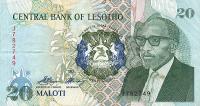 p12b from Lesotho: 20 Maloti from 1993