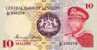 p6b from Lesotho: 10 Maloti from 1981