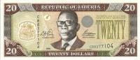 Gallery image for Liberia p23a: 20 Dollars