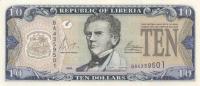 Gallery image for Liberia p27b: 10 Dollars