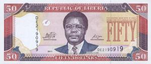 Gallery image for Liberia p29g: 50 Dollars