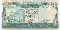 p43a from Libya: 0.5 Dinar from 1981