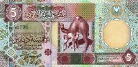 p65a from Libya: 5 Dinars from 2002