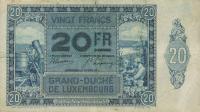 p37a from Luxembourg: 20 Francs from 1929